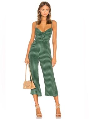 Faithfull the Brand Green Presley Jumpsuit